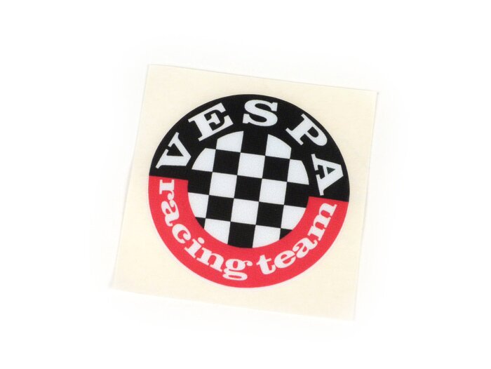 Sticker -VESPA Racing Team- Ø=60mm