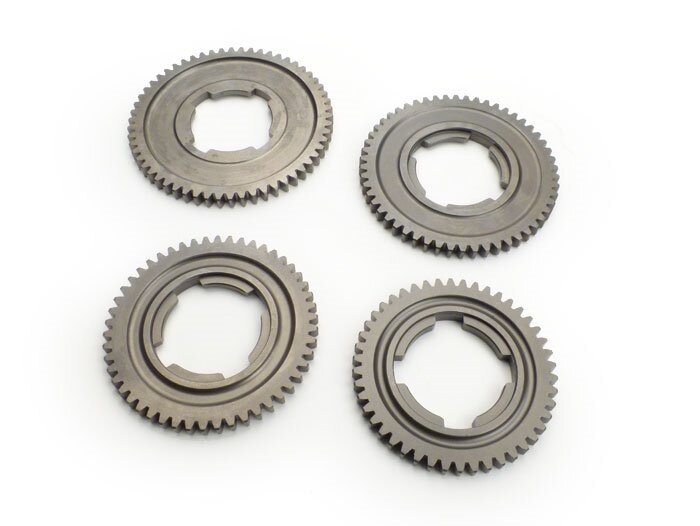 Kit pignons de vitesse -QUALITÉ OEM- Vespa V50, V90, 50N, PV125, ET3, SS50, SS90, PK S, PK XL1, PK XL2, ETS - (46, 50, 54, 58 dents)