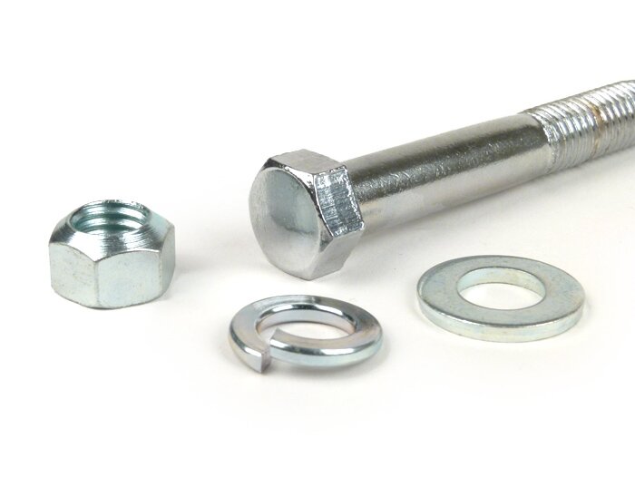 Balhoofdbout -CIF M10 x 65- Vespa VNB, VBB, VB1, VBA - lange versie voor spiegelbeugel