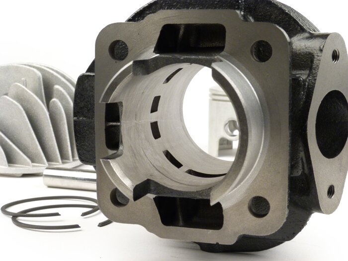 Zylinder -POLINI 75 ccm Racing- Vespa V50 (1. Serie - Zylinderfuß Ø=56,8mm)
