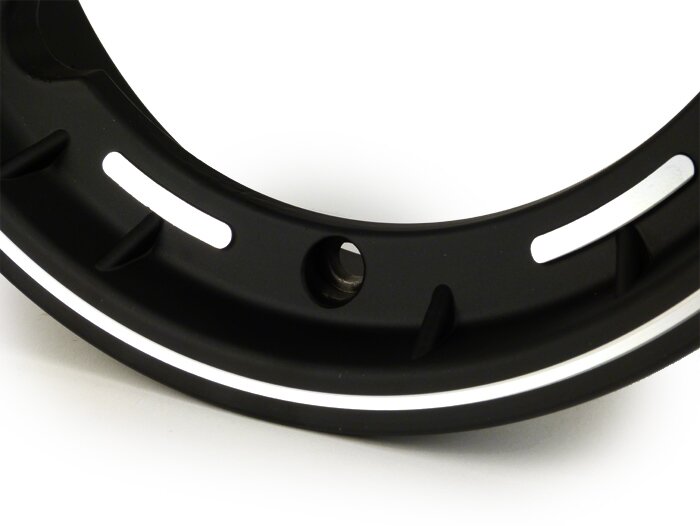 Cerchio -FA ITALIA tubeless 2.50-10 pollici in alluminio- Vespa (tipo Cosa / SKR) - nero