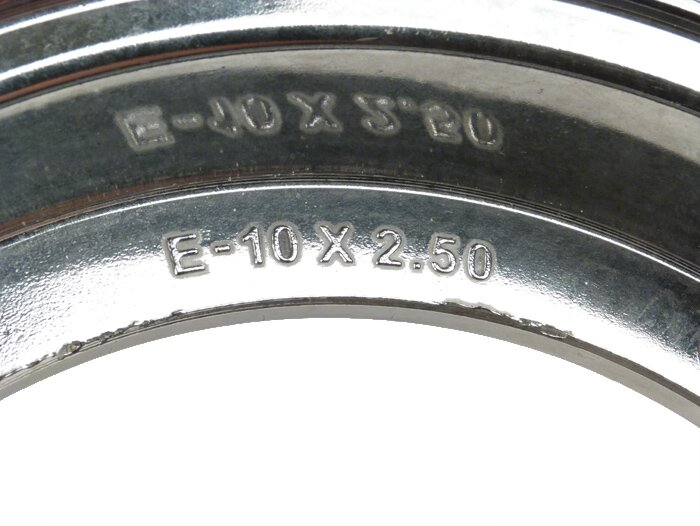 Wheel rim -FA ITALIA Sport tubeless 2.50-10 inch, aluminium-  Vespa (Cosa/SKR type) - aluminium, polished