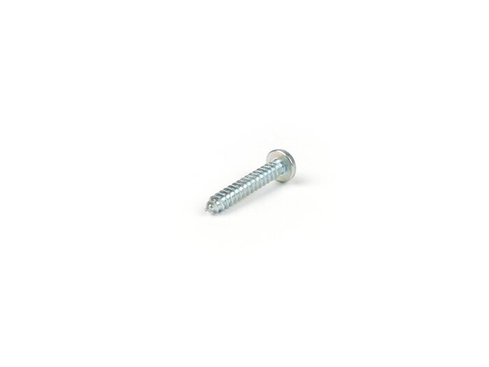 Tornillo de chapa -DIN 7981 H- 4,2x25mm- utilizado para el montaje del cristal de la luz trasera Vespa PX