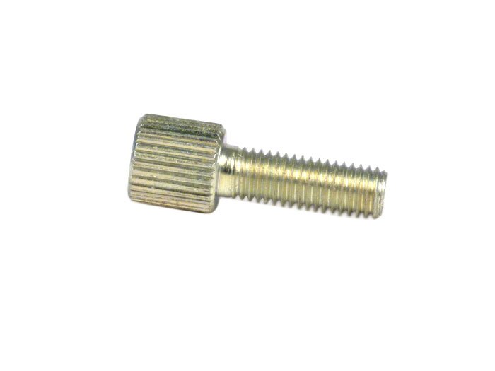 Throttle cable guide -DELLORTO- M5 x 0.75 - 0° - with counter nut