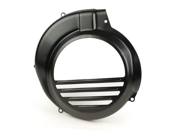 Cache turbine -QUALITÉ OEM- Vespa PX80, PX125, PX150 - noir - modèles avec démarreur électrique