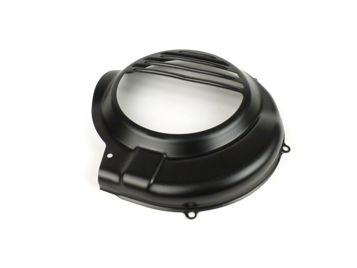 Cache turbine -QUALITÉ OEM- Vespa PX80, PX125, PX150 - noir - modèles avec démarreur électrique