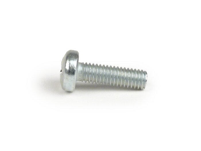Schroef -DIN 7985- M6 x 20mm (gebruikt voor spanningsregelaar Vespa PX, Cosa, T5 125cc, PK XL, PK XL2)