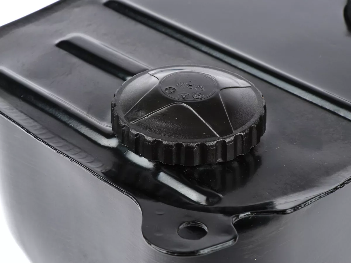 Set tangki bahan bakar dengan keran bensin dan selang -KUALITAS OEM- Vespa PK S, PK XL, PK XL2, PK HP - untuk kendaraan dengan/tanpa pengukur bahan bakar