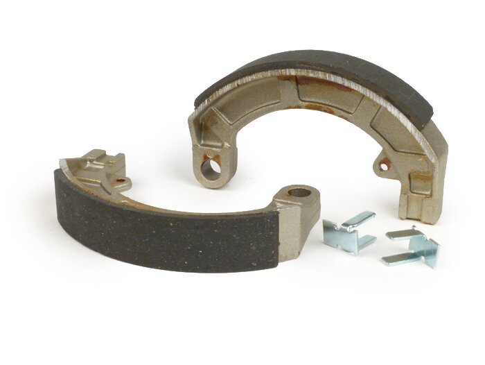 Brake shoes -LUCAS TRW Ø=150x24mm- VESPA V50 (r), SS50, SS90 (r), PV125 (r), ET3 (r) - 10 Inch