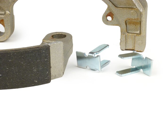 Brake shoes -LUCAS TRW Ø=150x24mm- VESPA V50 (r), SS50, SS90 (r), PV125 (r), ET3 (r) - 10 Inch