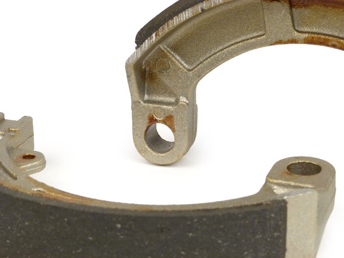 Brake shoes -LUCAS TRW Ø=150x24mm- VESPA V50 (r), SS50, SS90 (r), PV125 (r), ET3 (r) - 10 Inch