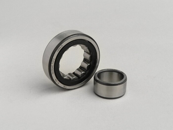 Roller bearing -NU204-E-TVP2- (20x47x14mm) - (used for crankshaft flywheel side Vespa V50, V90, SS50, SS90, PV125, ET3, PK S, PK XL)