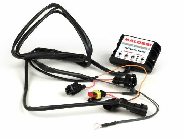 Unit kontrol sistem injeksi -MALOSSI Forcemaster 2- Vespa GTS 300ie, Vespa GTV 300ie, Vespa GTS 300ie Super Sport, Aprilia Scarabeo 300ie, Aprilia Sportcity 300ie, SR Max 300ie, Derbi Rambla 300ie, Gilera Nexus 300ie, Piaggio Beverly 300ie, Piaggio Carnab