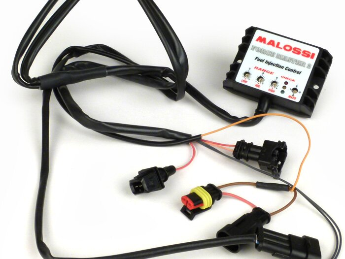 Unit kontrol sistem injeksi -MALOSSI Forcemaster 2- Vespa GTS 300ie, Vespa GTV 300ie, Vespa GTS 300ie Super Sport, Aprilia Scarabeo 300ie, Aprilia Sportcity 300ie, SR Max 300ie, Derbi Rambla 300ie, Gilera Nexus 300ie, Piaggio Beverly 300ie, Piaggio Carnab