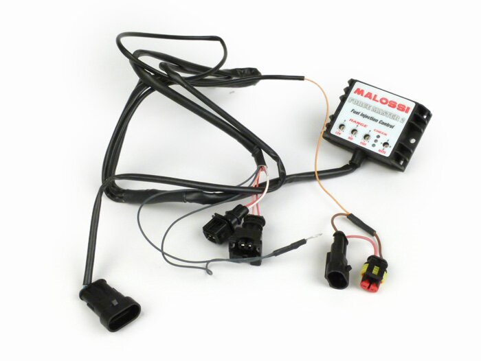 Unidad de control del sistema de inyección -MALOSSI Forcemaster 2- Vespa GTS 250ie, Vespa GTV 250ie, Vespa GT 60 250ie, Aprilia atlantic 250ie, Aprilia Arrecife 250ie, Aprilia Scarabeo 250ie, Benelli Adiva 250ie, Derbi GP1 250ie, Derbi Rambla 250ie, Giler