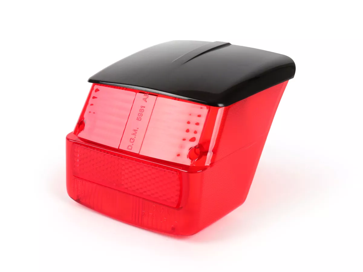 Tail light lens -SIEM- Vespa Rally180 (VSD1T), Rally200 (VSE1T), GTR125 (VNL2T), TS125 (VNL3T), V50 Spezial (German models), 50 SR, PV125 (German models)