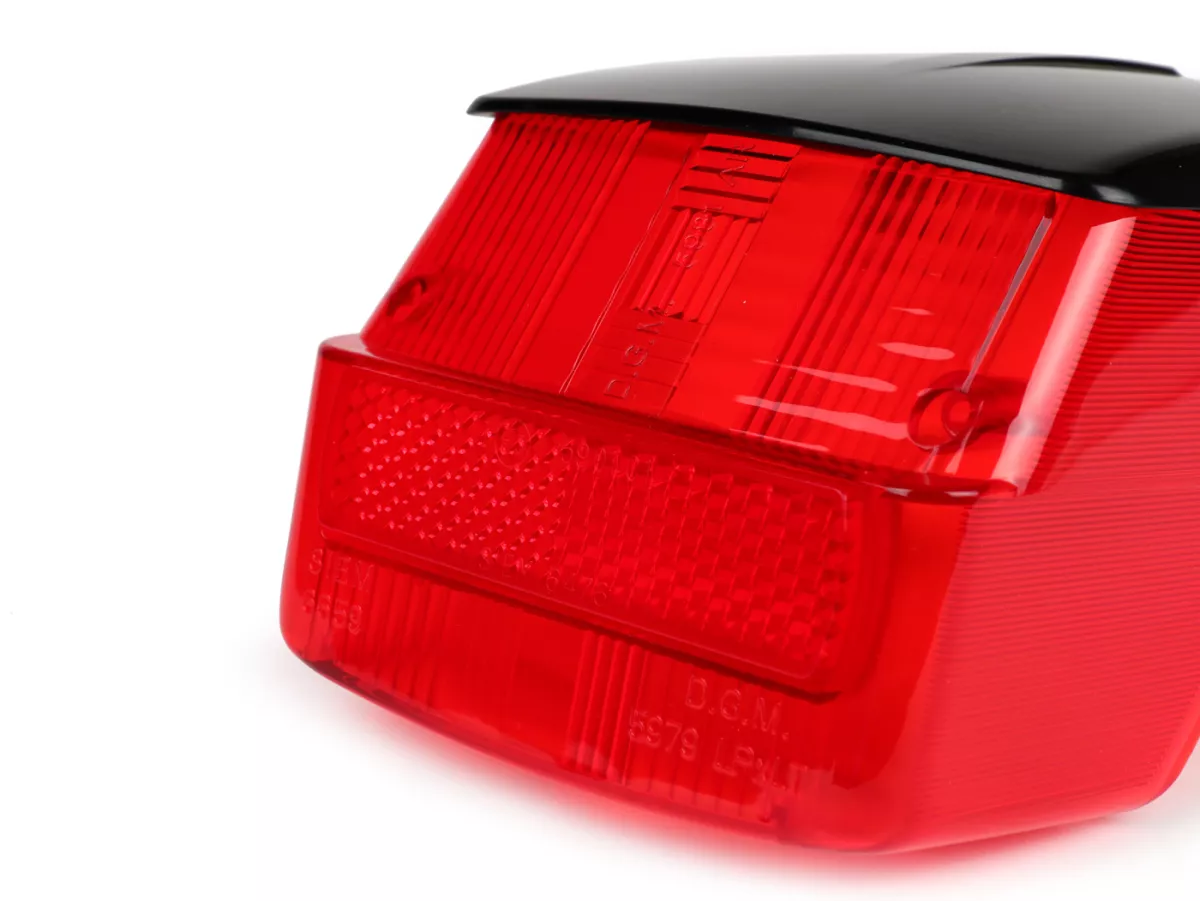Tail light lens -SIEM- Vespa Rally180 (VSD1T), Rally200 (VSE1T), GTR125 (VNL2T), TS125 (VNL3T), V50 Spezial (German models), 50 SR, PV125 (German models)