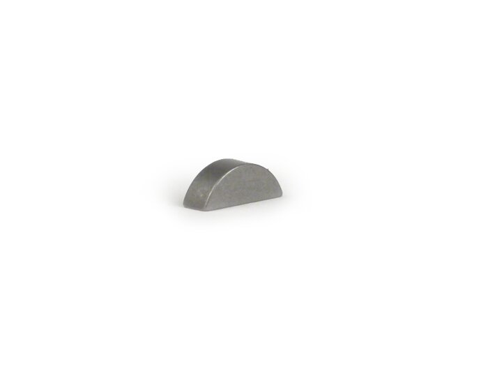 Halve maan sleutel (Woodruff sleutel) -DIN 6888- 3x3,6mm (gebruikt voor krukas dynamo zijde Vespa GS 150, Lambretta D 125-150 (1956-1957), LD 125-150 (1956-1957), aandrijfzijde Vespa GS 150)