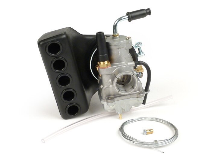 Carburator -POLINI- CP 21mm - Vespa PV125, ET3, PK S, PK XL - fits original intake manifold 19/19 -CS=Ø23/30mm