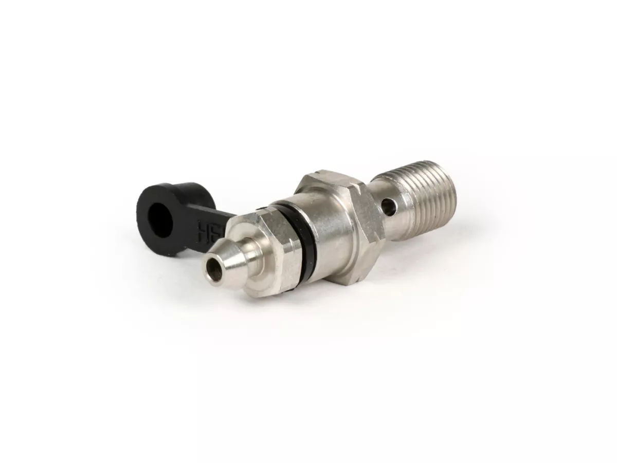 Tornillo banjo con boquilla de purga -SPIEGLER M10 x 1 acero inoxidable- para pinza de freno Stage6, bgm Pro