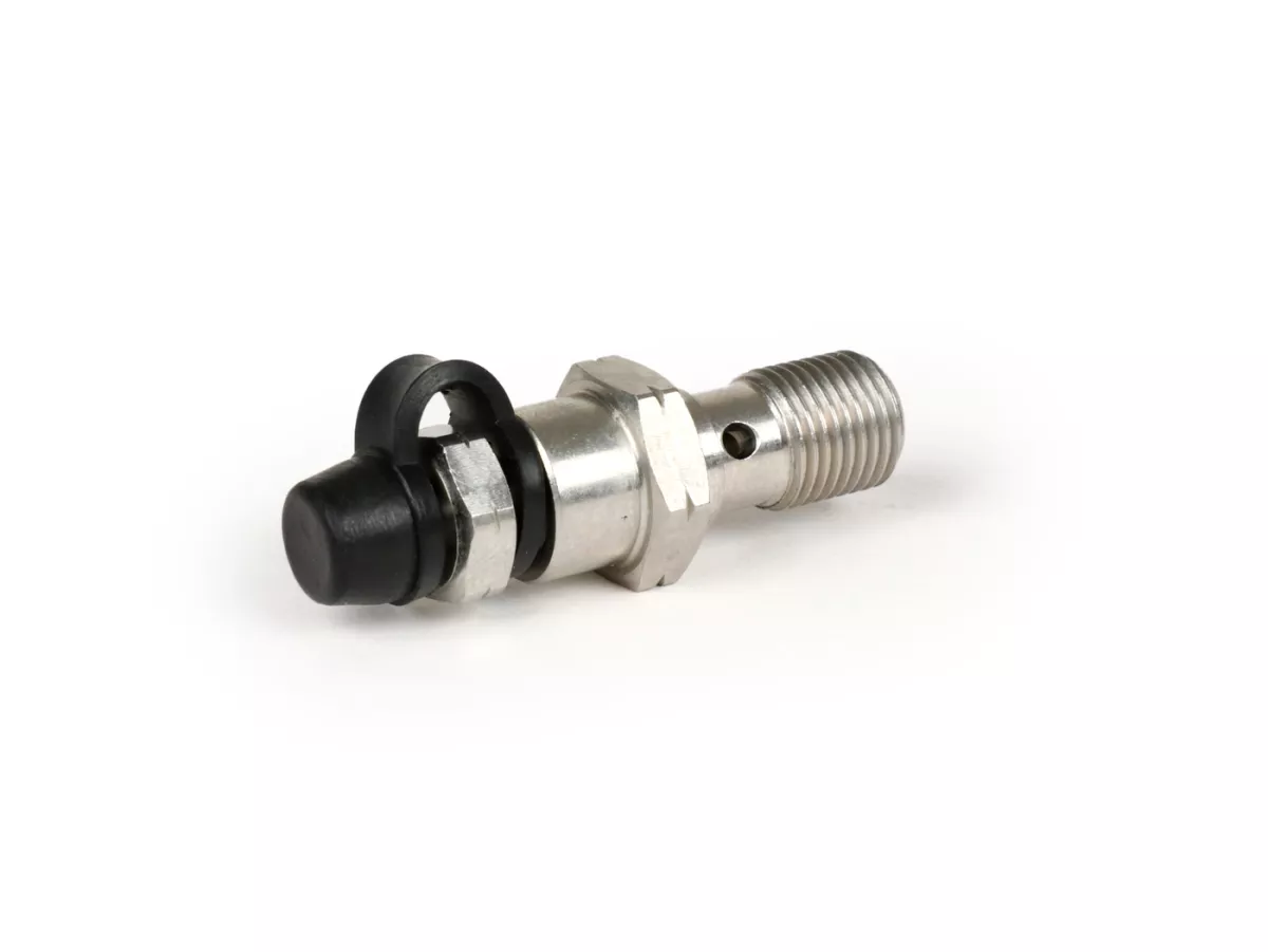 Tornillo banjo con boquilla de purga -SPIEGLER M10 x 1 acero inoxidable- para pinza de freno Stage6, bgm Pro