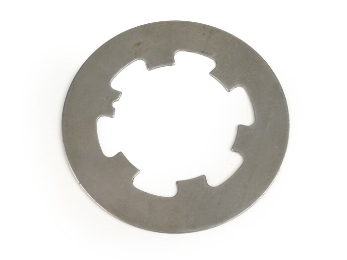 Disco de acero para embrague -PIAGGIO- Vespa Smallframe V50, V90, SS50, SS90, PV125, ET3, PK50, PK80, PK50 S, PK80 S, PK125 S, PK50 XL, PK125 XL, ETS, PK50 HP, PK50 SS - 1,5mm para embragues de 3 discos