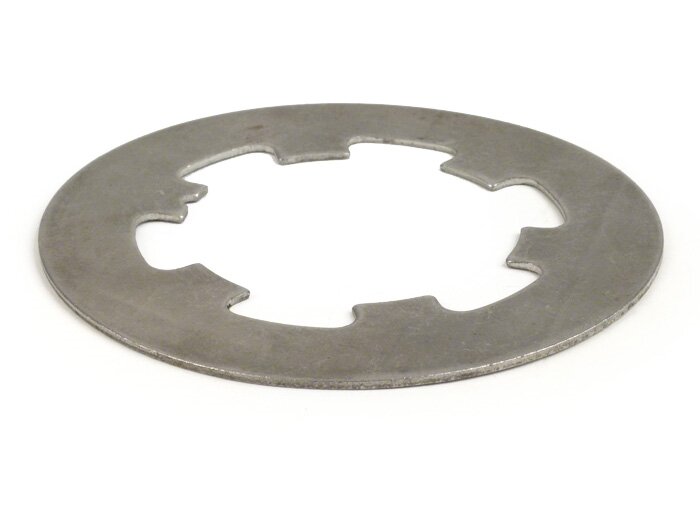 Disco de acero para embrague -PIAGGIO- Vespa Smallframe V50, V90, SS50, SS90, PV125, ET3, PK50, PK80, PK50 S, PK80 S, PK125 S, PK50 XL, PK125 XL, ETS, PK50 HP, PK50 SS - 1,5mm para embragues de 3 discos