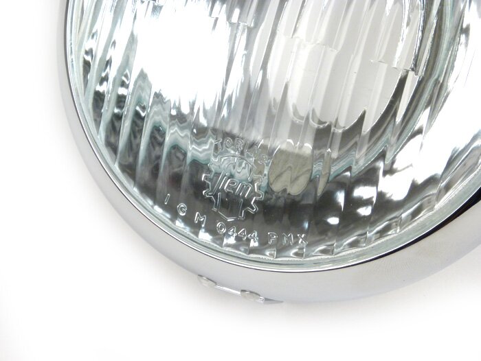Strålkastare -SIEM Ø=105/115mm (glas/utsida) - Vespa VNA1T till VNA2T, VNB1T till VNB2T
