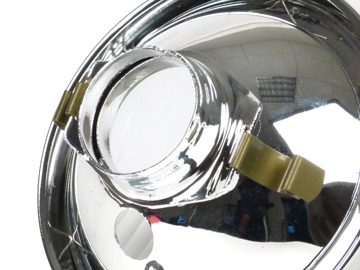 Strålkastare -SIEM Ø=105/115mm (glas/utsida) - Vespa VNA1T till VNA2T, VNB1T till VNB2T