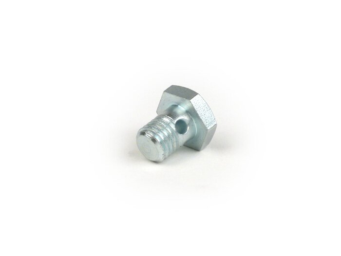 Klämskruv främre bromsvajer -PIAGGIO- Vespa V50, V90, SS50, SS90, PV125, ET3, VNA, VNB, VBA, VBB, Super, GL150 (VLA1T), GT125 (VNL2T), GTR125 (VNL2T), TS125 (VNL3T), Sprint150 (VLB1T), Rally180 (VSD1T), Rally200 (VSE1T), PX (upp till 1983)