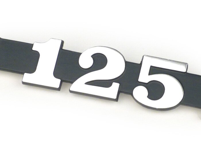 Badge side panel -VESPA- P 125 X - Vespa PX125 (1978-1983)