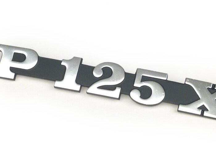 Badge side panel -VESPA- P 125 X - Vespa PX125 (1978-1983)