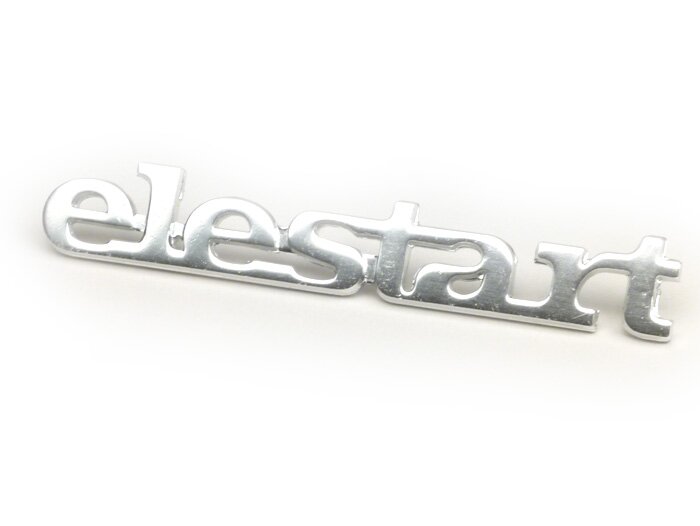 Bokstäver på sidokåpan -VESPA- elestart- Vespa PK50 S Lusso Elestart (-V5X2T3005233), PK125 S Elestart (-VMX5T3006151)