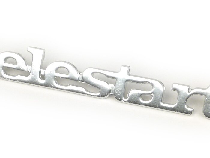 Bokstäver på sidokåpan -VESPA- elestart- Vespa PK50 S Lusso Elestart (-V5X2T3005233), PK125 S Elestart (-VMX5T3006151)