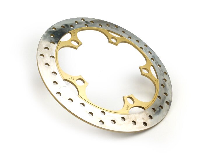 Remschijf -PIAGGIO Ø=280x142x4,9mm Aprilia SRV 850 achter, Gilera GP 800 achter - goud