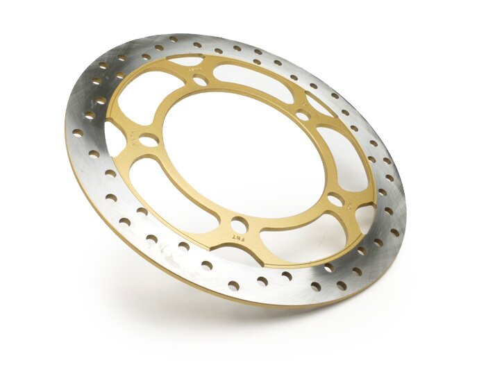 Brake disc -PIAGGIO Ø=300x145x4.9mm Aprilia SRV 850 front lhs/rhs, Gilera GP 800 front lhs/rhs - gold