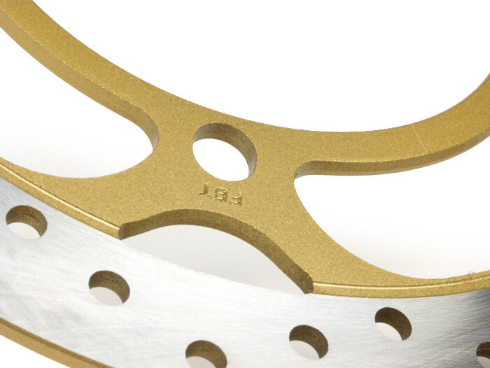 Brake disc -PIAGGIO Ø=300x145x4.9mm Aprilia SRV 850 front lhs/rhs, Gilera GP 800 front lhs/rhs - gold