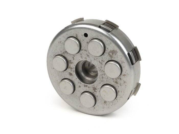 Clutch -VESPA type 7 springs (Ø=115mm)- for genuine primary gear (helical teeth) 67/68 tooth- 3 friction plates - 20 tooth