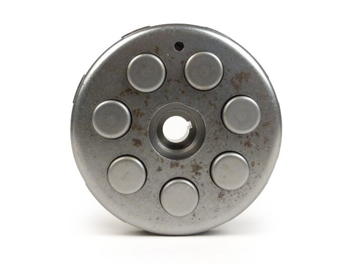 Clutch -VESPA type 7 springs (Ø=115mm)- for genuine primary gear (helical teeth) 67/68 tooth- 3 friction plates - 20 tooth
