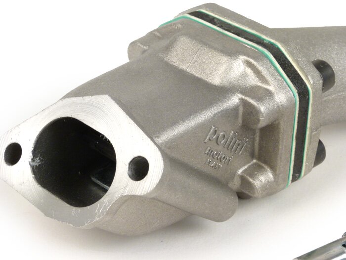Intake manifold - for reed valve -POLINI 2-stud reed valve- Vespa PK S - CS=30mm (Polini-CP 24)