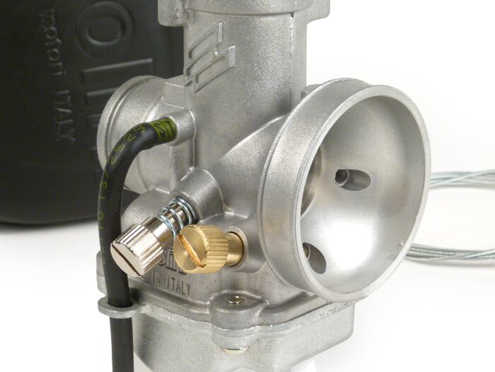 Carburateur -POLINI- CP 24mm AW=Ø28,5mm - incl. Polini Airbox - Vespa Smallframe PV125, ET3