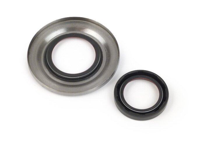 Oil seal set for crankshaft -MALOSSI PTFE/FKM- Vespa PX (since 1984), T5 125cc, Cosa