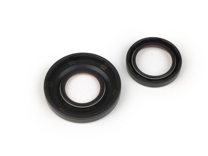 Oil seal set for crankshaft -MALOSSI PTFE/FKM, 24mm cone- Vespa PK125 XL2, ETS
