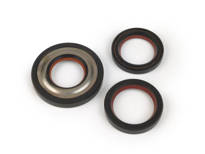 Oil seal set engine -MALOSSI PTFE/FKM, 24mm cone- Vespa PK125 XL2, ETS