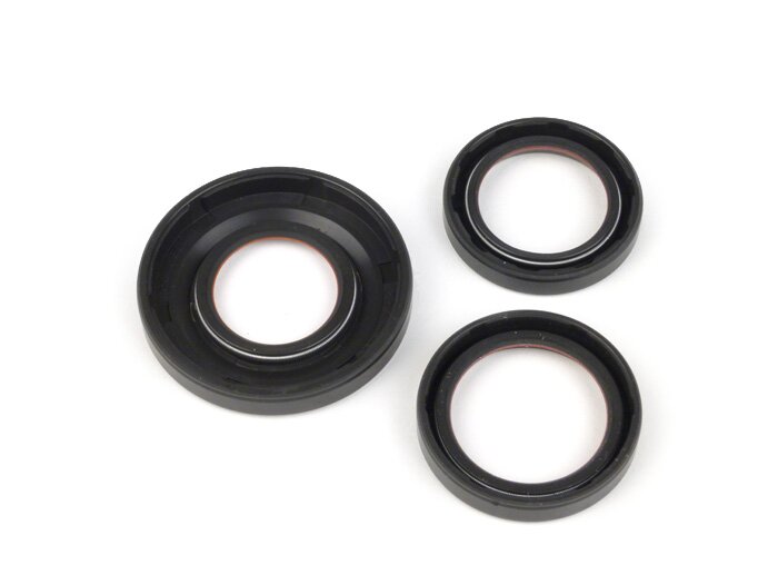 Oil seal set engine -MALOSSI PTFE/FKM, 24mm cone- Vespa PK125 XL2, ETS