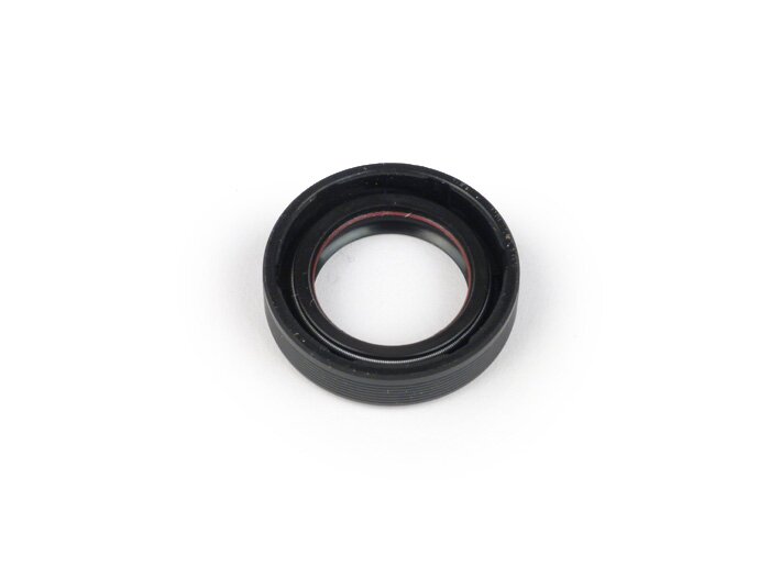 Oil seal 18x28x7mm -MALOSSI PTFE/FKM- (used for crankshaft flywheel side Piaggio 50 cc 2-stroke, Piaggio 125 cc 4-stroke (1st generation))
