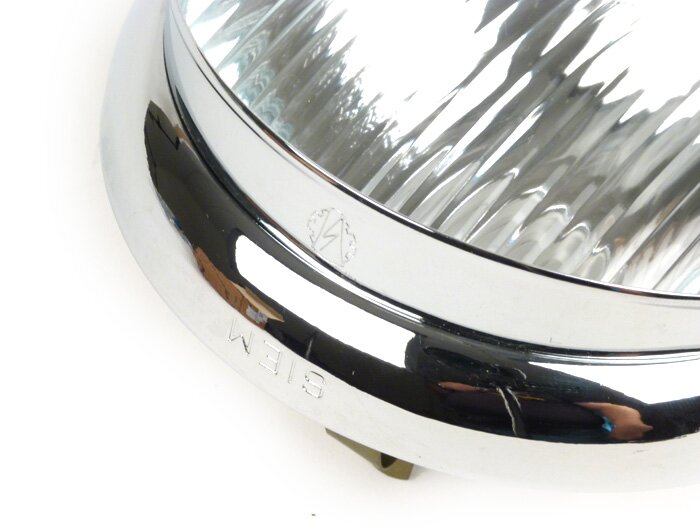 Headlight -SIEM Ø=105/115mm- Vespa VL2, VL3 - with visor