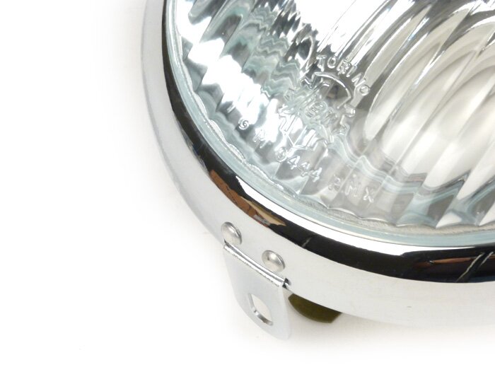 Headlight -SIEM Ø=105/115mm- Vespa VL2, VL3 - with visor