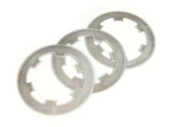 Clutch driven plate set -MRP aluminium- Vespa Smallframe- type PK XL2 - 3 x 1.5mm