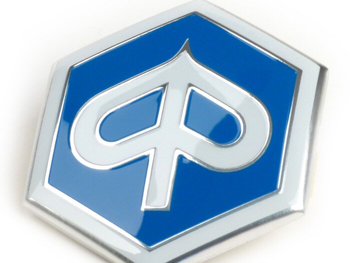 Belettering -PIAGGIO- Piaggio zeshoek (42x48mm)- Piaggio Beverly, Beverly Cruiser, Beverly MIC, Beverly RST, Beverly Sport Touring, Beverly Tourer, Carnaby, Fly, Liberty, Liberty Sport, Liberty Teens, MP3, MP3 Yourban, X7, X8, X10, X Evo